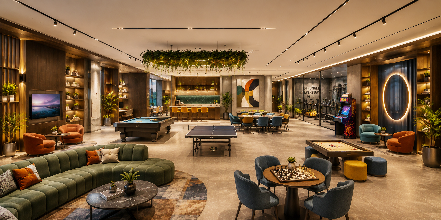 Indoor games lounge — The Versa Deck